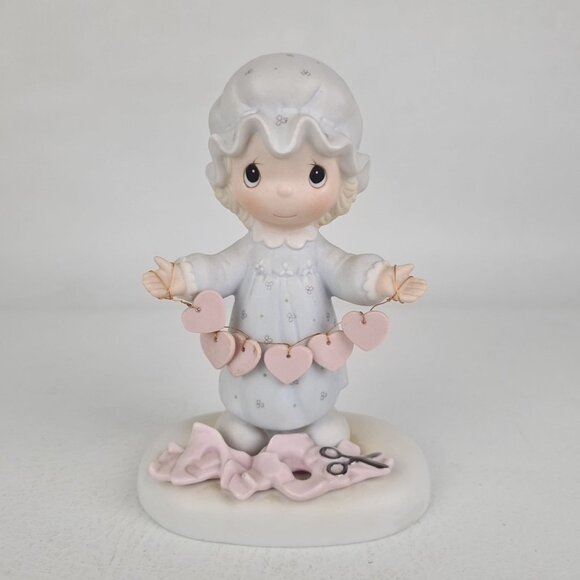 Precious Moments E-2821 "You Have Touched So Many Hearts" Vntg +2 Ornaments - Picture 2 of 7